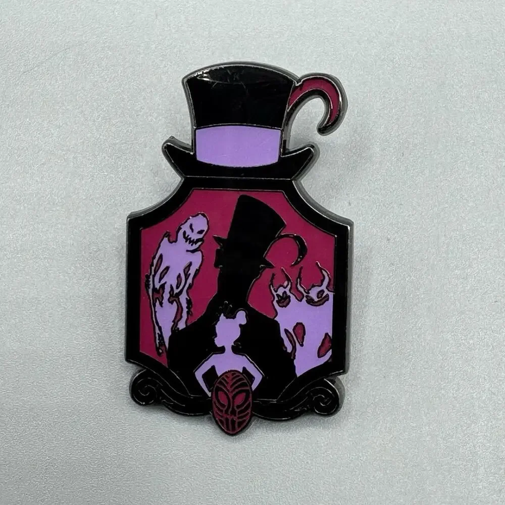 Loungefly Disney Villain Silhouette GITD Blind Pin- TIANA & DR FACILIER New Open